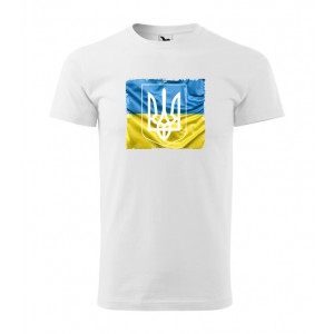 Balti Ukrainos marškinėliai...